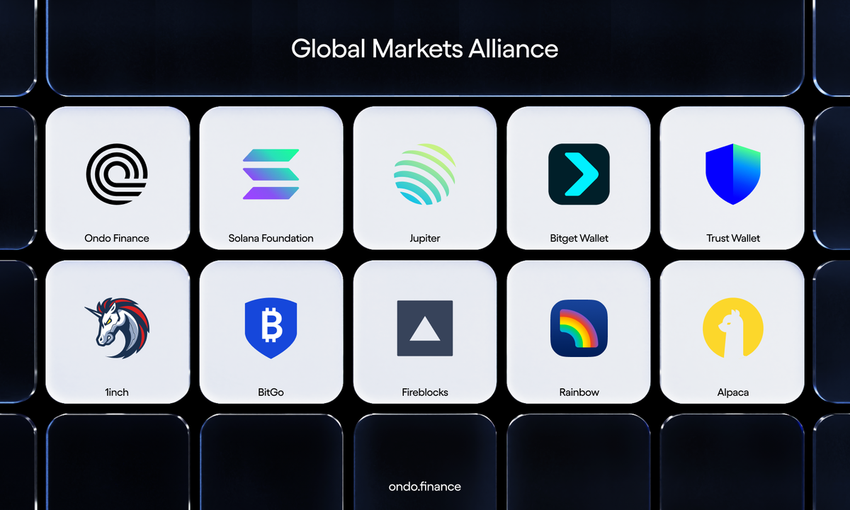 Ondo Finance Launches Ondo Stocks Alliance with Industry-Leading Wallets, Exchanges, and Custodians to Bring Capital Markets Onchain